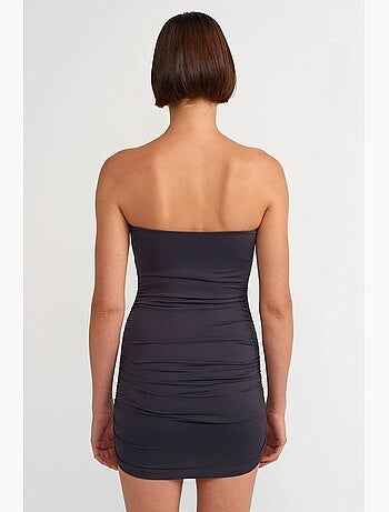 Minivestido bodycon sin tirantes dilvin