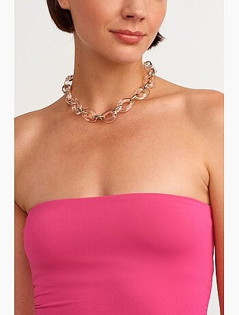 Minivestido bodycon sin tirantes dilvin