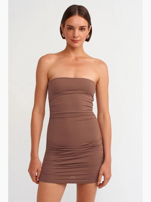 Minivestido bodycon sin tirantes dilvin - Kiabi Minivestido bodycon sin tirantes dilvin - Kiabi