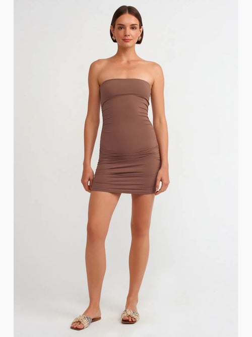 Minivestido bodycon sin tirantes dilvin - Kiabi Minivestido bodycon sin tirantes dilvin - Kiabi