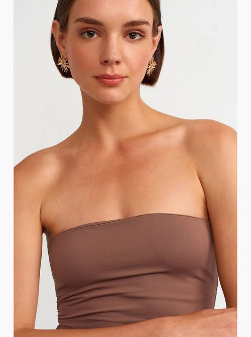 Minivestido bodycon sin tirantes dilvin - Kiabi Minivestido bodycon sin tirantes dilvin - Kiabi