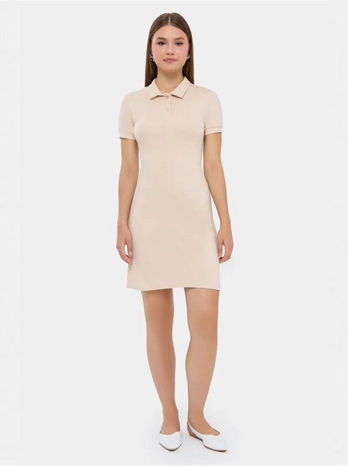 Minivestido con detalle de botones hiccup - Kiabi Minivestido con detalle de botones hiccup - Kiabi