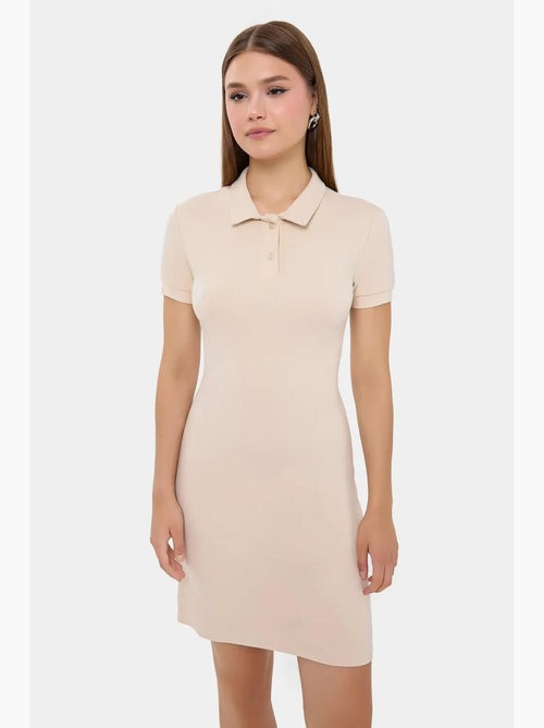 Minivestido con detalle de botones hiccup - Kiabi Minivestido con detalle de botones hiccup - Kiabi
