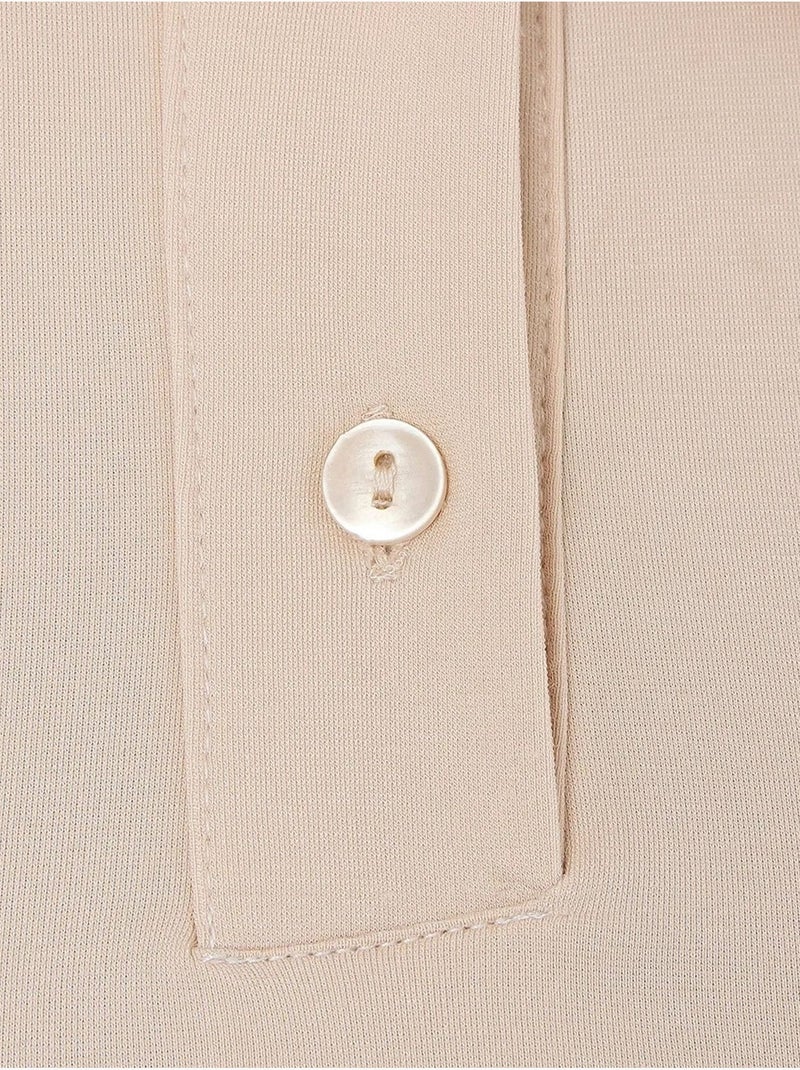 Minivestido con detalle de botones hiccup Beige natural - Kiabi