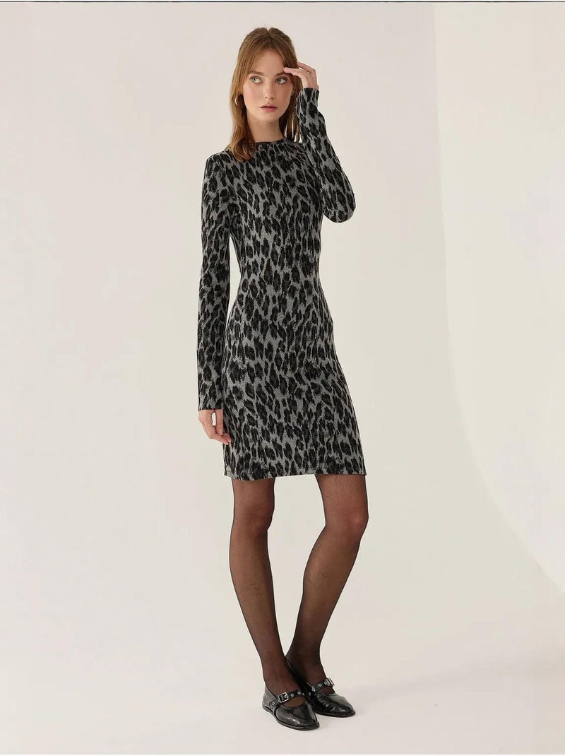 Minivestido con estampado animal hiccup Multicolor - Kiabi