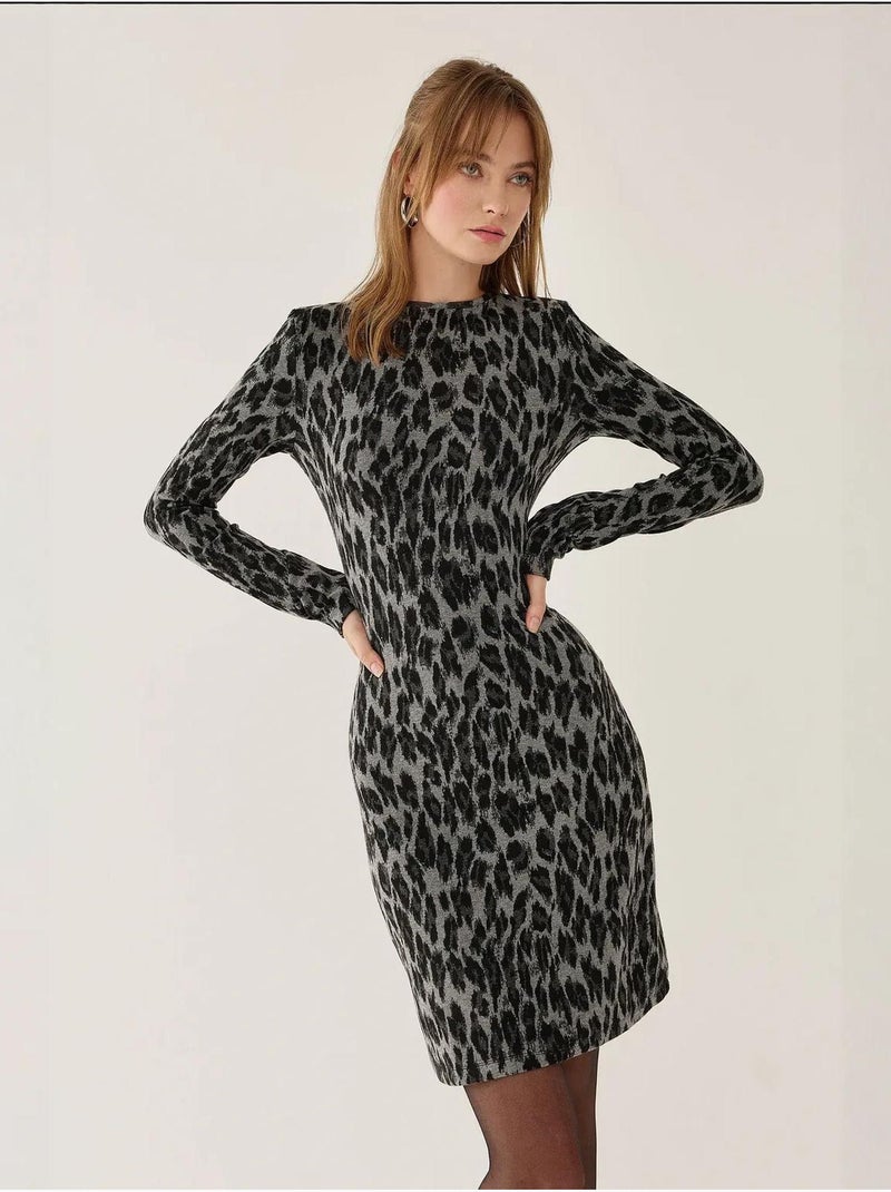 Minivestido con estampado animal hiccup Multicolor - Kiabi