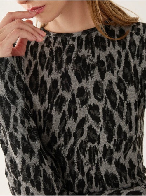 Minivestido con estampado animal hiccup - Kiabi