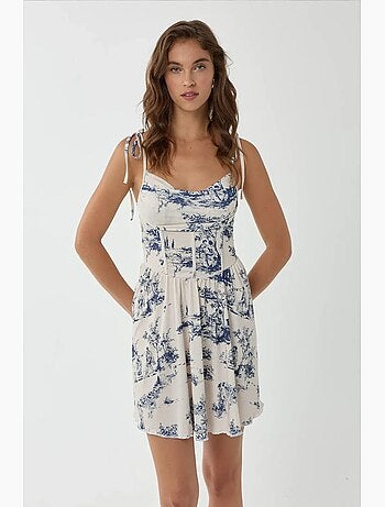 Minivestido estampado hiccup