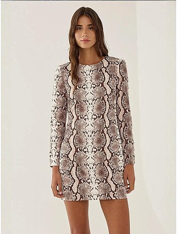 Minivestido estampado