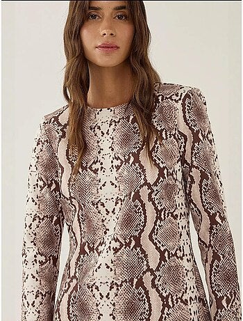 Minivestido estampado