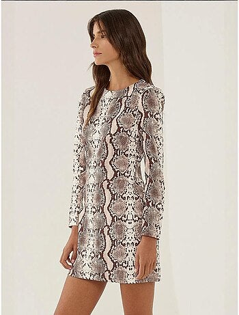 Minivestido estampado
