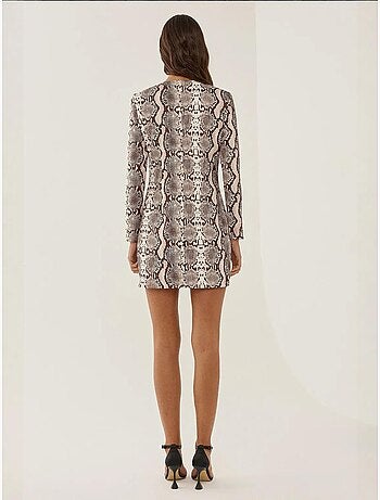Minivestido estampado