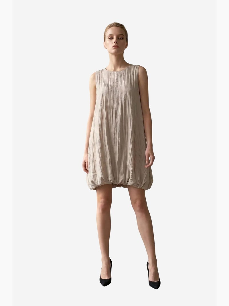 Minivestido holgado en lyocell texturizado my fashion Arena - Kiabi