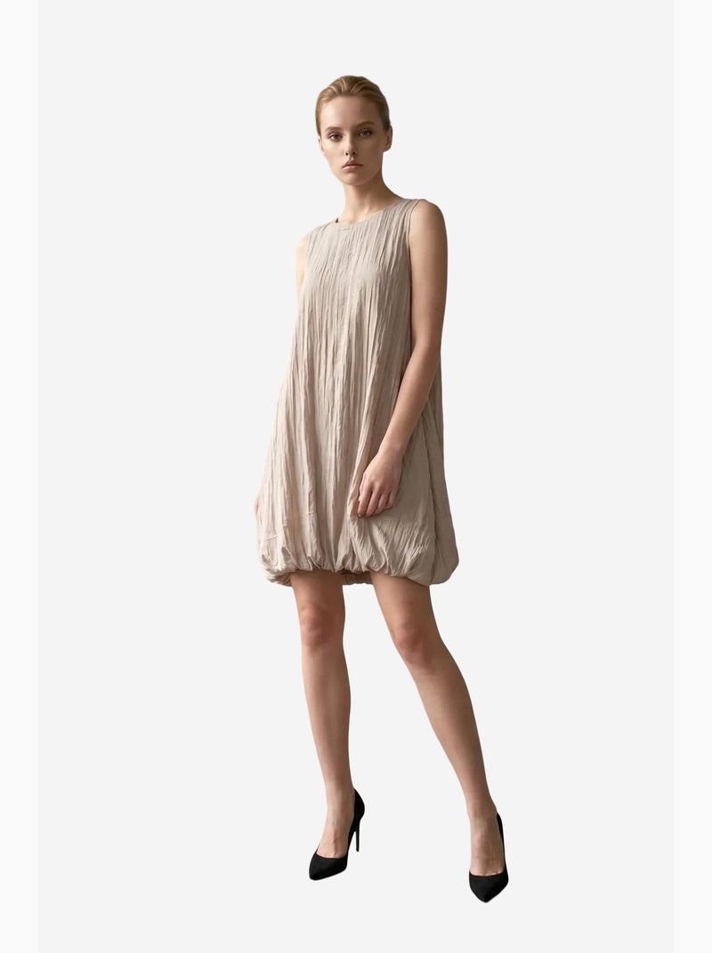 Minivestido holgado en lyocell texturizado my fashion Arena - Kiabi