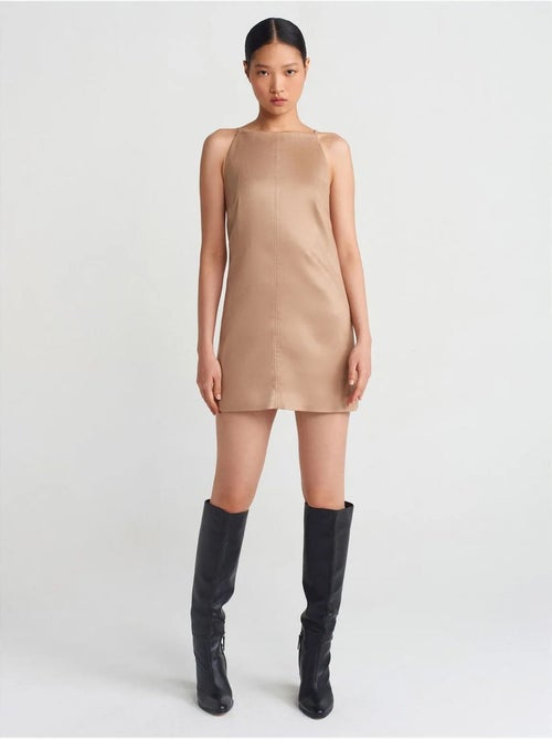 Minivestido sin mangas con cremallera - Kiabi