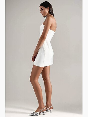 Minivestido sin tirantes hiccup