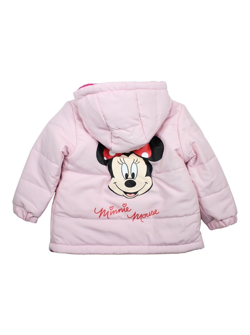Minnie - Chaqueta acolchada para niña Rosa - Kiabi