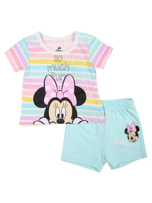 Minnie - Conjunto camiseta y short bebé niña - Kiabi