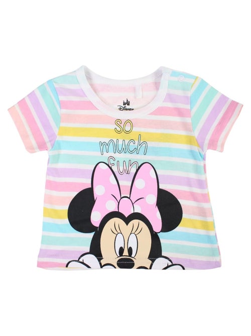 Minnie - Conjunto camiseta y short bebé niña - Kiabi