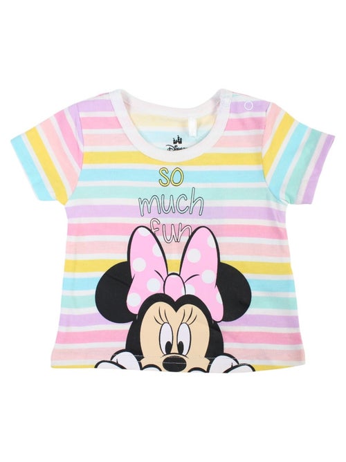 Minnie - Conjunto camiseta y short bebé niña - Kiabi