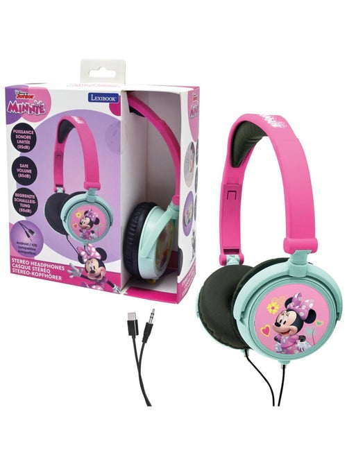 Minnie Auriculares plegables estéreo con cable y limitación segura del volumen - Kiabi