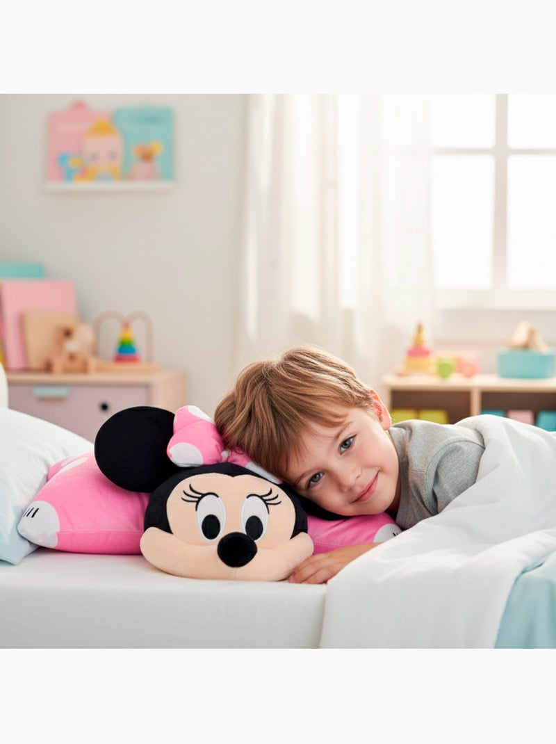 Minnie cojín peluche 2 en 1 suave y aterciopelado Rosa - Kiabi