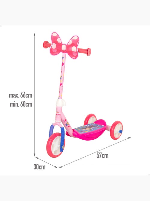 Minnie patinete 3 ruedas 57x30x60-66 cm máx. 20 kg + 2 años - Kiabi