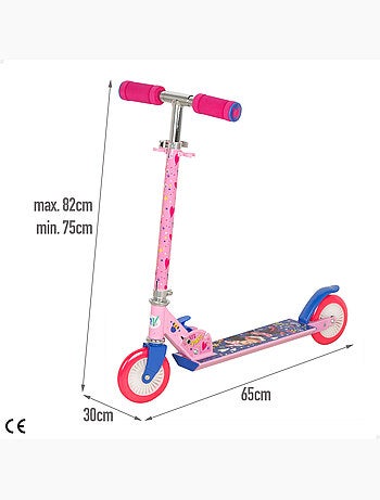 Minnie patinete plegable 2 ruedas 65x30x75-82 cm máx. 50 kg con freno