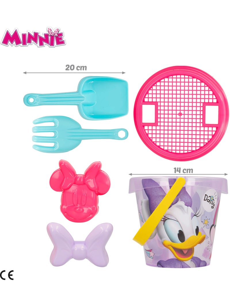 Minnie set cubo playa con accesorios mochila y poncho N/D - Kiabi