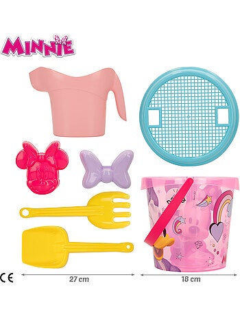 Minnie set cubo playa con accesorios toalla y bolsa