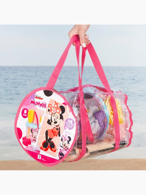 Minnie set cubo playa con accesorios toalla y bolsa - Kiabi