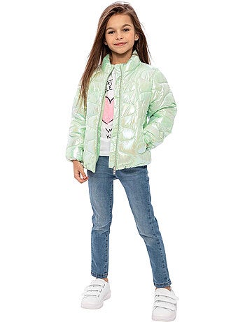 Minoti - Chaqueta Acolchada Diseño Metalizado de Ligero Niñas