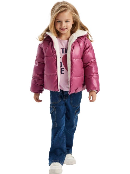 Minoti - Chaqueta Acolchada Diseño Metalizado Niñas - Kiabi