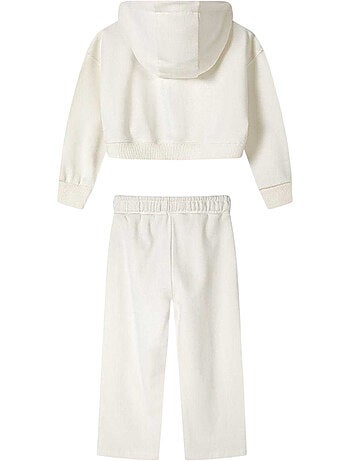 Minoti - Conjunto de Sudadera y Pantalones Deportivos Diseño Texto Niñas