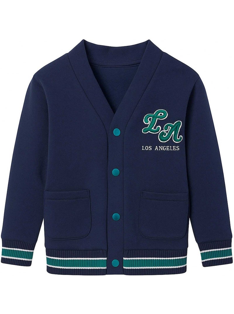 Minoti - Jersey Diseño Estampado de pecho Niños Azul - Kiabi