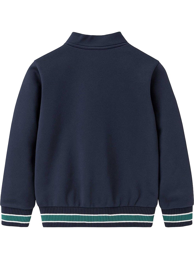 Minoti - Jersey Diseño Estampado de pecho Niños Azul - Kiabi