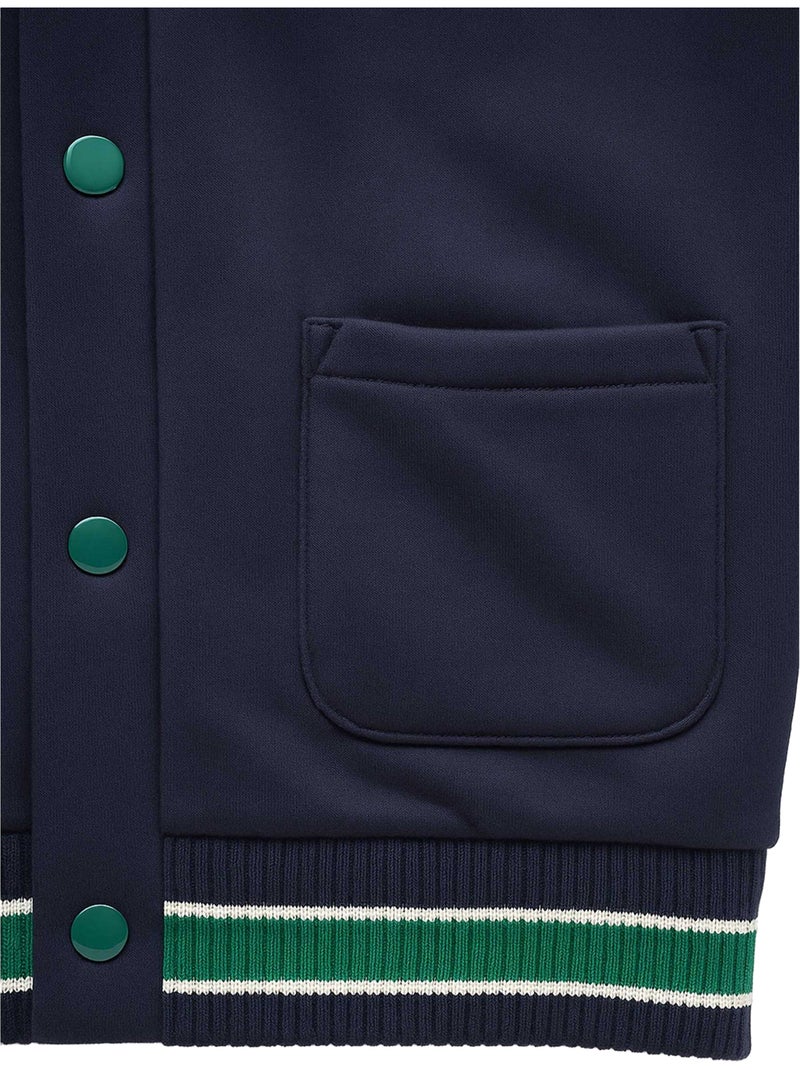 Minoti - Jersey Diseño Estampado de pecho Niños Azul - Kiabi