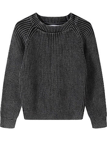 Minoti - Jersey Diseño Lavado Ácido de Algodón Raglan Niños