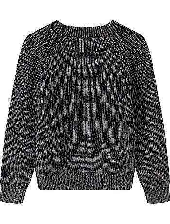 Minoti - Jersey Diseño Lavado Ácido de Algodón Raglan Niños