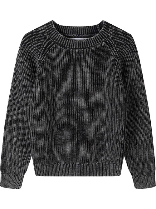 Minoti - Jersey Diseño Lavado Ácido de Algodón Raglan Niños - Kiabi Minoti - Jersey Diseño Lavado Ácido de Algodón Raglan Niños - Kiabi