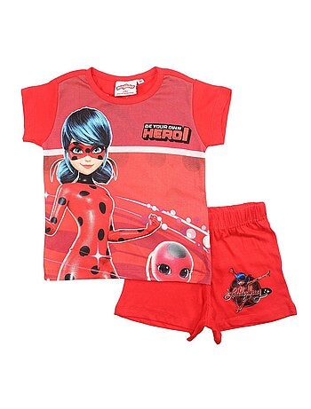 Miraculous - Conjunto camiseta y short Ladybug