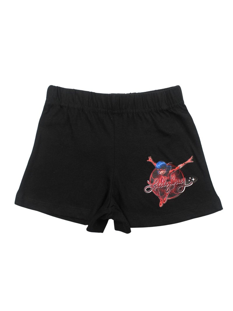 Miraculous - Conjunto camiseta y short Negro - Kiabi