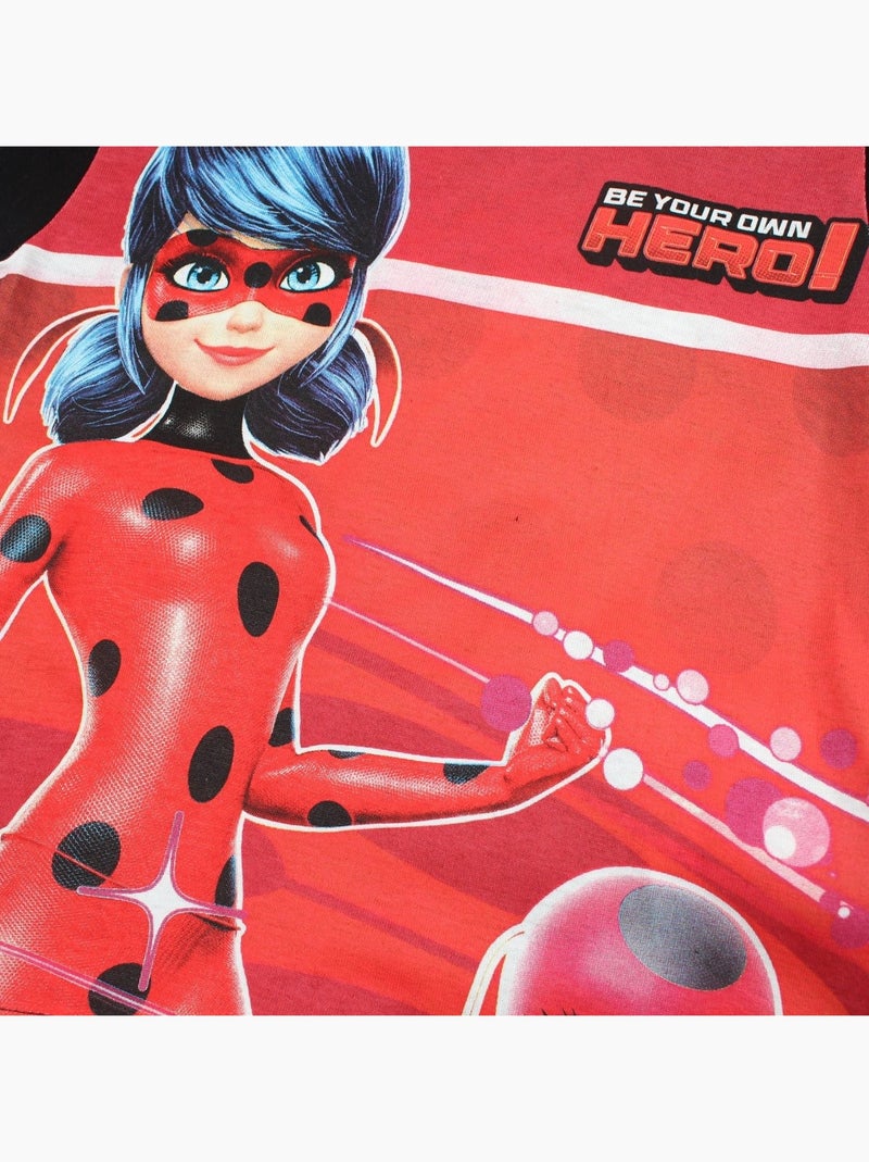 Miraculous - Conjunto camiseta y short Negro - Kiabi