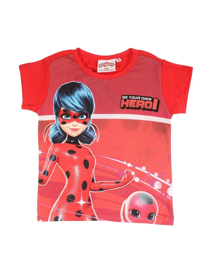 Miraculous - Conjunto camiseta y short Rojo - Kiabi