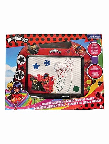 Miraculous Tablero de dibujo magnético multicolor con accesorios Formato A5