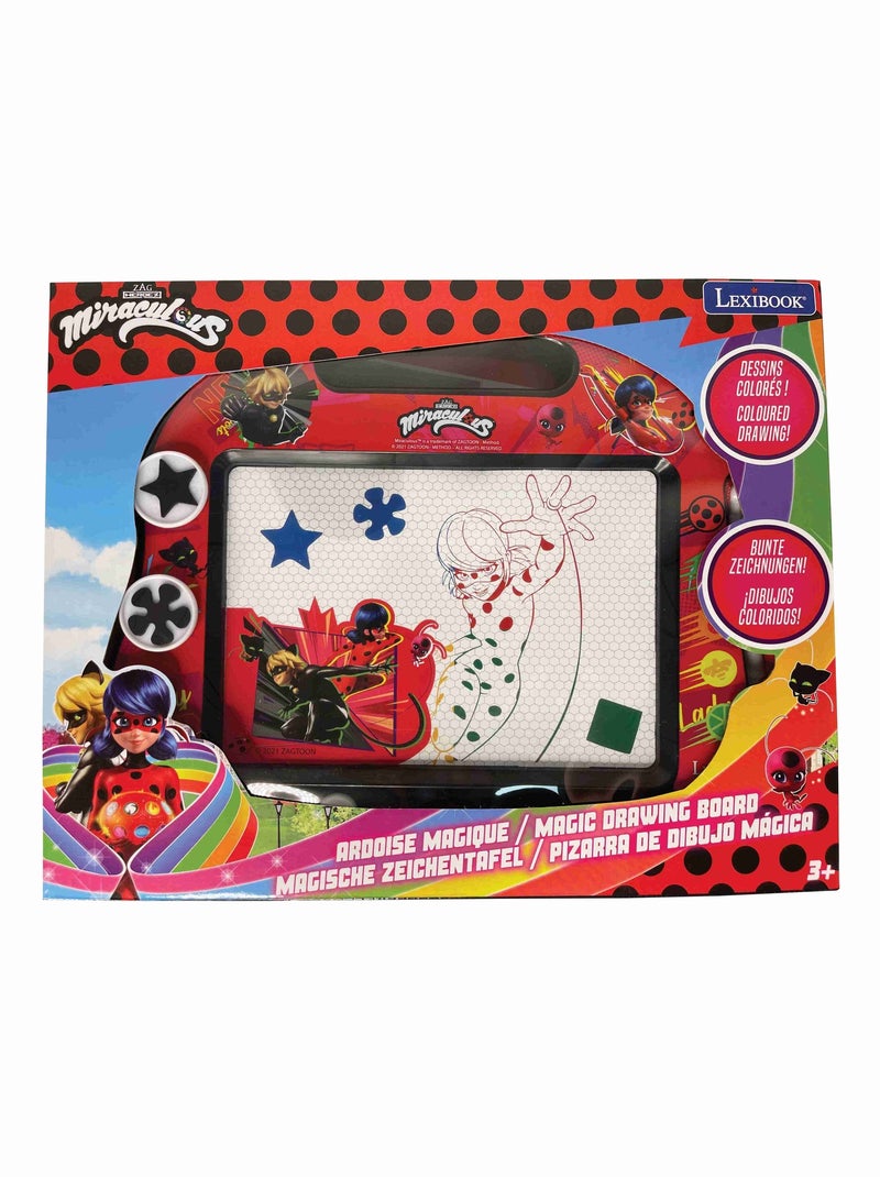 Miraculous Tablero de dibujo magnético multicolor con accesorios Formato A5 N/D - Kiabi