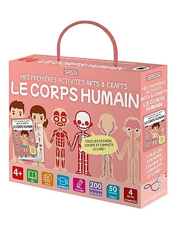 Mis primeras actividades de artes y manualidades, el cuerpo humano | Sassi Junior