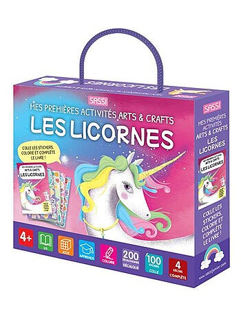 Mis primeras actividades de artes y manualidades, los unicornios - Sassi Junior