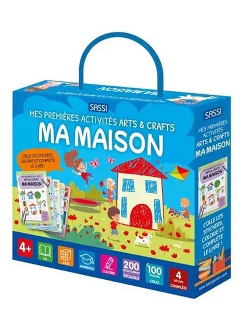 Mis primeras actividades de artes y manualidades, mi casa | Sassi Junior - Kiabi