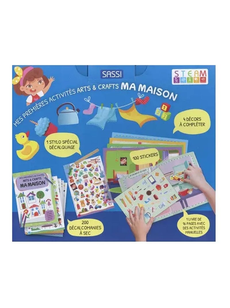 Mis primeras actividades de artes y manualidades, mi casa | Sassi Junior N/D - Kiabi